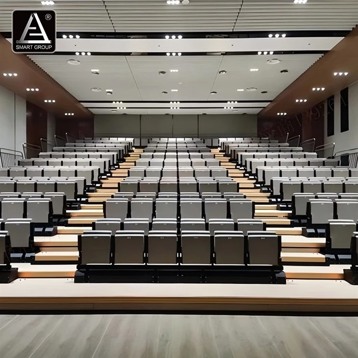 Indoor Audience Systems Electric Retractable Bleacher Seating ITelescopic Bleachers Seating